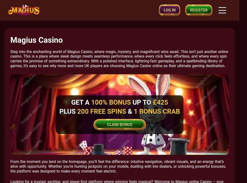 Experience Real-Time Thrills with Magius Casino App on UK Android and iOS - overview